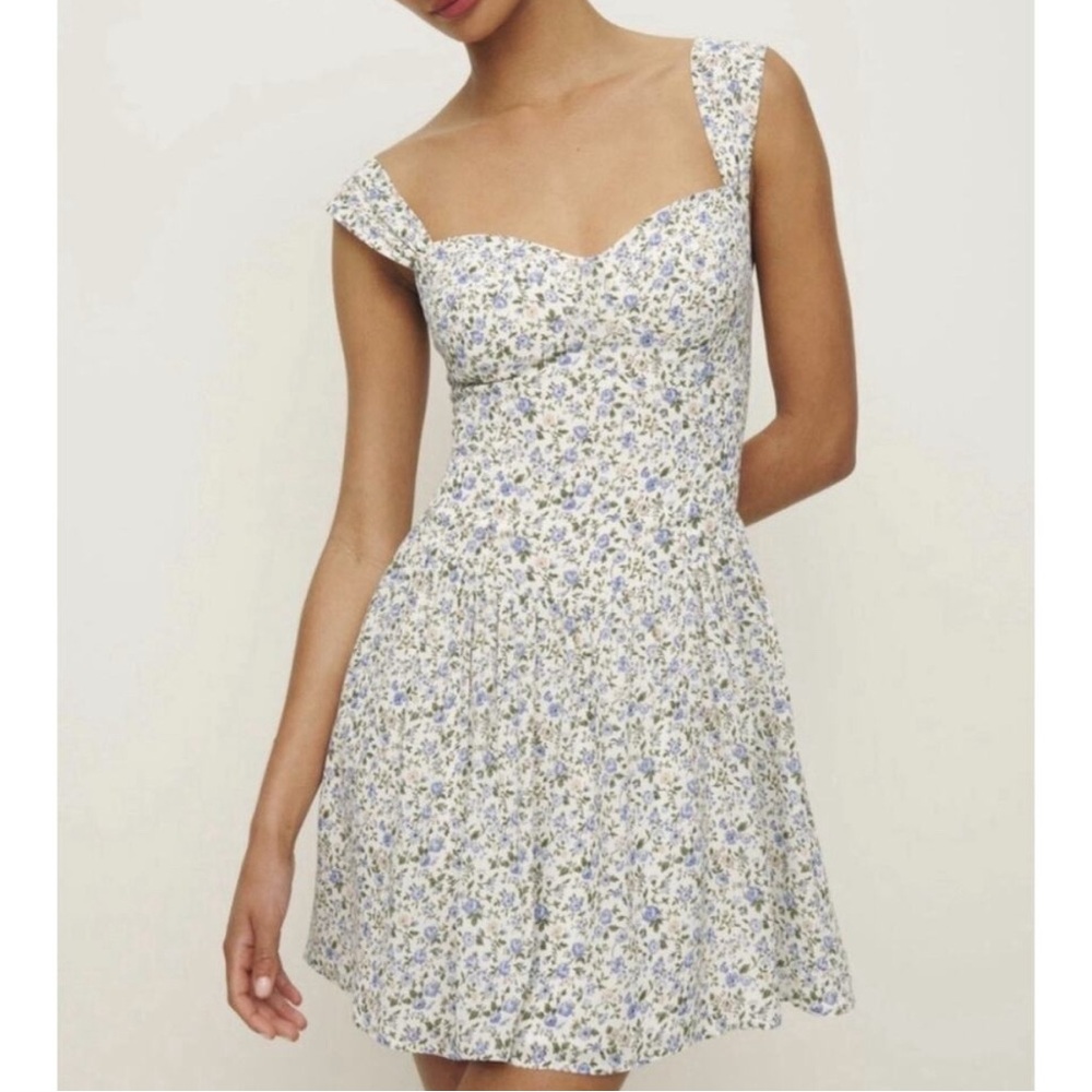 Reformation Taiga Floral Mini Dress